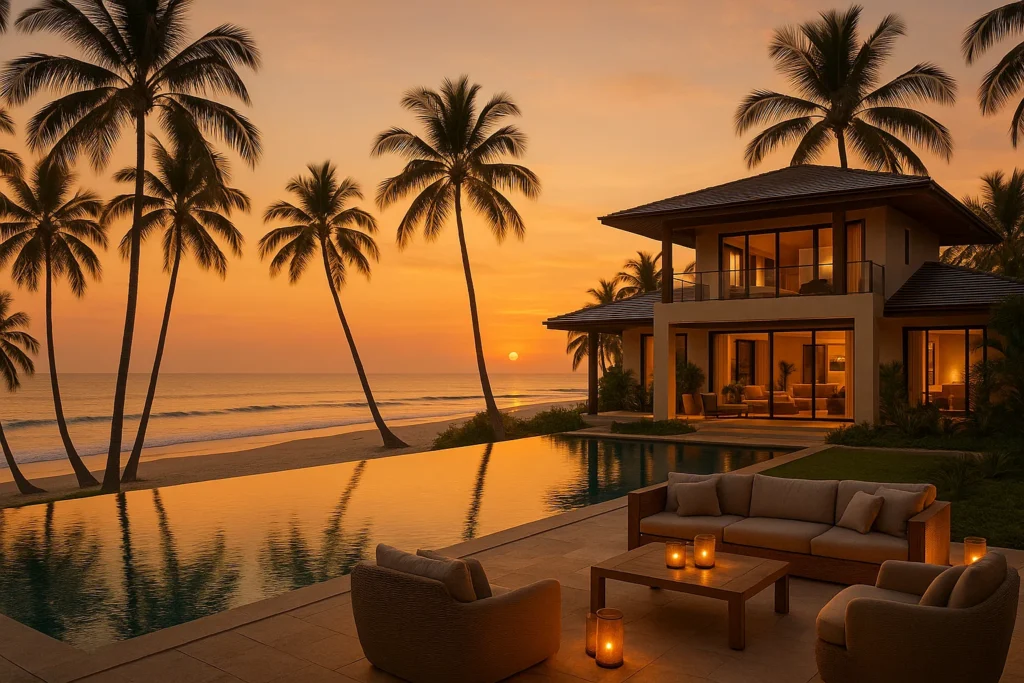Goa beachfront villa