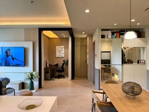 1 BHK apartment with flexible extra room used as home office in Porvorim, Goa