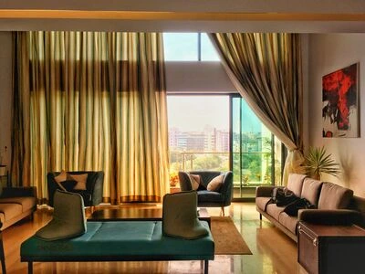 3 BHK luxury apartment spacious living and dining area in Siolim, Goa