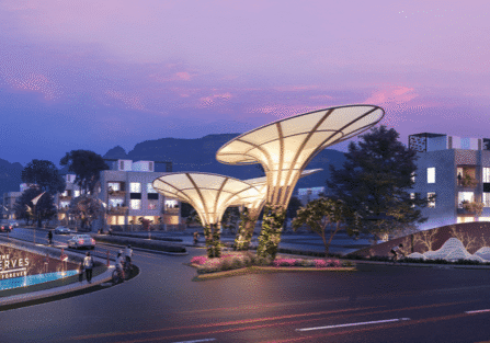 Premium villa plots at Yugen Infra Goa surrounded by lush greenery